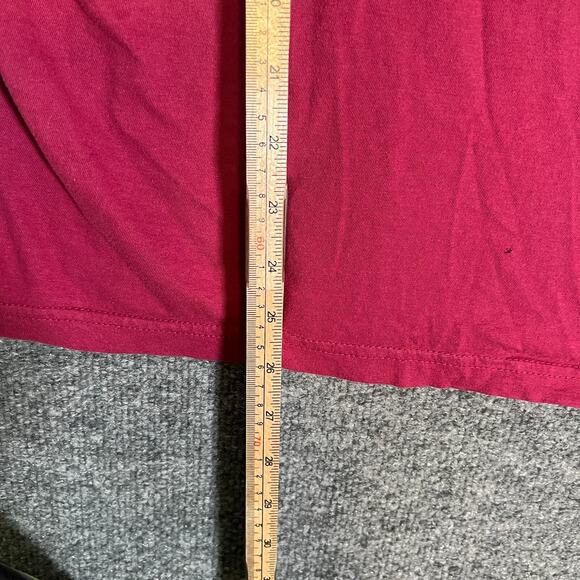 Realtree Shirt Womens Large Red Pink Tshirt Outdoors Crewneck Flaw - Picture 7 of 10